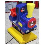 BLUE TRAIN KIDDIE RIDE 22.5"X36"X44"
