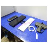 LOT, 4PC, 2 KEYBOARD, DIGI TIME CLOCK & PRICE GUN