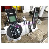 LOT, 2 PCS V-TECH DS6771-3 PHONE SYSTEM  NOTES