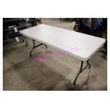 2X, 72"X30" PLASTIC FOLDING TABLE