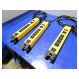 LOT, 3PCS MASTERCRAFT 6 OUTLET POWER BAR