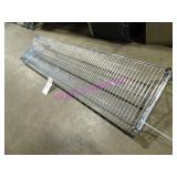 1X, 60"X14" CHROME WIRE WALL SHELF