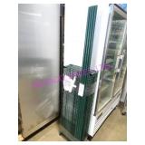 1X, 47.5"X18"X73"T 4 SHELF COATED WIRE RACK