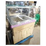 1X, 37"X52" WELLS MOD-200M 2 WELL C/G HOT DISPLAY