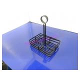 LOT, 10 METAL T/T CONDIMENT HOLDERS
