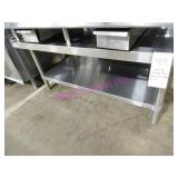 1X, 48"X30" STAINLESS STEEL EQUIPMENT STAND
