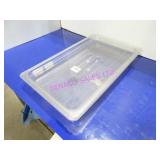 LOT, 9PC FULL SIZE PLASTIC INSERTS W/ LIDS