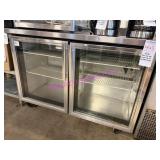 1X, TRUE COOLER, U/C, TUC-48G, 2 GLASS DR. 48"X30"