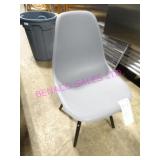 15X, METAL FRAME PLASTIC PATIO CHAIRS
