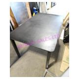 1X, 59"X30" SOLID WOOD BLACK DINING TABLE