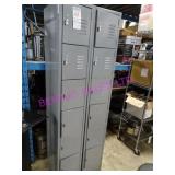 LOT, 12"X18"X78"T 2PC, 6DR METAL LOCKERS