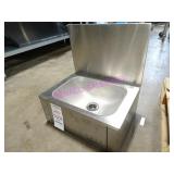 1X, 17"X13" S/S KNEE OPERATED HAND WASH SINK