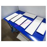 LOT, 25PCS ASST SIZE RECTANGLE PLATTERS