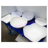 LOT, 12PC ASST SIZE/STYLE LARGE SERVING BOWLS