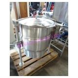 1X, SOUTHBEND KELT-30 30GAL S/S TILTING KETTLE