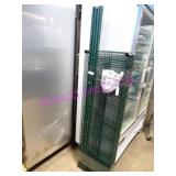 1X, 60"X18"X75"T 4 SHELF COATED WIRE RACK