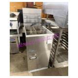 1X, PITCO 40C+ 40LB NAT GAS FRYER