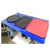 LOT, 22PCS ASST SIZE/STYLE SERVER TRAYS  NOTE