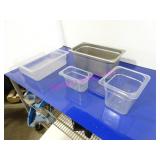 LOT, 43PCS ASST SIZE PLASTIC & S/S INSERT NOTE