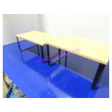 LOT, 7PCS ASST SIZE S/S WOOD RISER W/ METAL FRAME