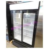 1X, 44.5"X79"T DURACOLD 2 GLASS DR PORTA COOLER