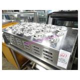 1X, 40.5"X20"S/S T/T 18SLOT DIPPING CAB
