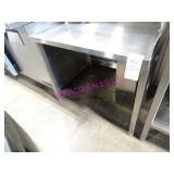1X, 36"X30" STAINLESS STEEL TABLE