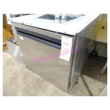 1X, 27" QBD RUC27-HC 1DR S/S U/C COOLER