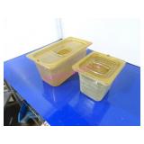 LOT, 15PCS ASST SIZE PLASTIC INSERTS W/ SOME LIDS