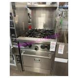 1X, SUNFIRE 4 BURNER STOVE - NAT GAS