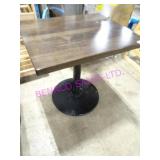 10X, 30"X24" SOLID WOOD DINING TABLE