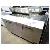 1X, 60"X30" TRUE 2DR S/S PORTA PREP TABLE