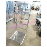 1X, 24"X60"T S/S PORTA FRYER BASKET HOLDER