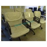 LOT, 6X, FABRIC OFFICE CHAIRS