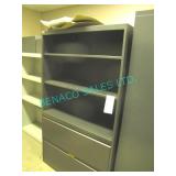 1X, FILING CAB + 3 SHELFS