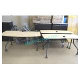 LOT, 3X, 30"x30" DESKS W/ FOLD OUT WINGS, AS-IS