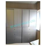 2X,CABINETS (LOCKED) 36"x85"x18", NO KEYS