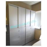 2X,CABINETS (LOCKED) 36"x85"x18", NO KEYS