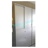 1X,METAL CABINET (UNLOCKED, NO KEYS), 85"x36"x18"
