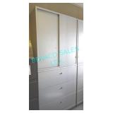 1X,METAL CABINET (UNLOCKED, NO KEYS), 85"x36"x18"