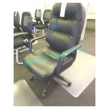 1X, BLACK OFFICE CHAIR