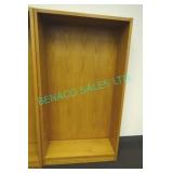 1X, WOODEN BOOK SHELF W/ SHELVES