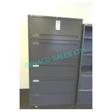 1X, TEKNION 5DR LAT METAL FILE CAB, NO KEY
