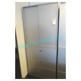 1X, GRAY FILE SHELF ,NO KEY