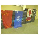 LOT, 3X, FLAGS  AS-IS