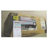 1X, WHITE BATHROOM SINK 4" SPREAD