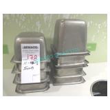 LOT, 11 PCS S/S INSERTS 1/6