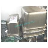 LOT, 5X, S/S INSERTS 1/2 DEEP , 1/3