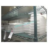 LOT, CONTENTS OF PLASTIC INSERTS/ LIDS