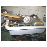 1X, BUS BIN WITH CONTENTS, KITCHEN UTENSILS,ETC